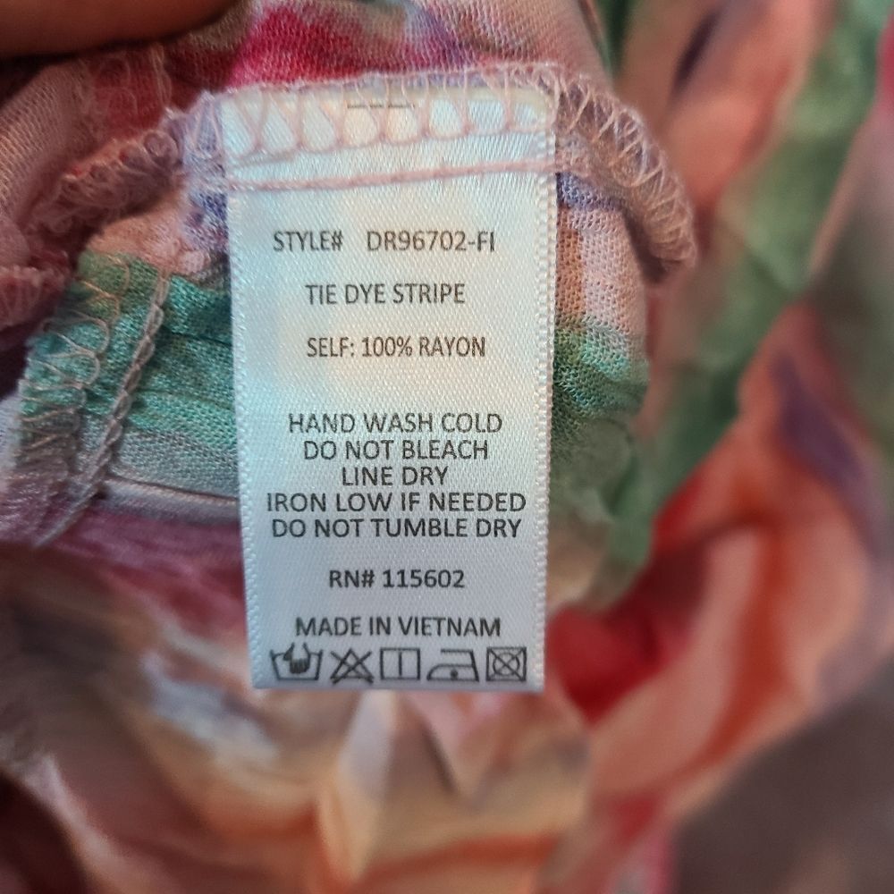 Lush Multi Color Dress Size Small - Picture 4 of 5